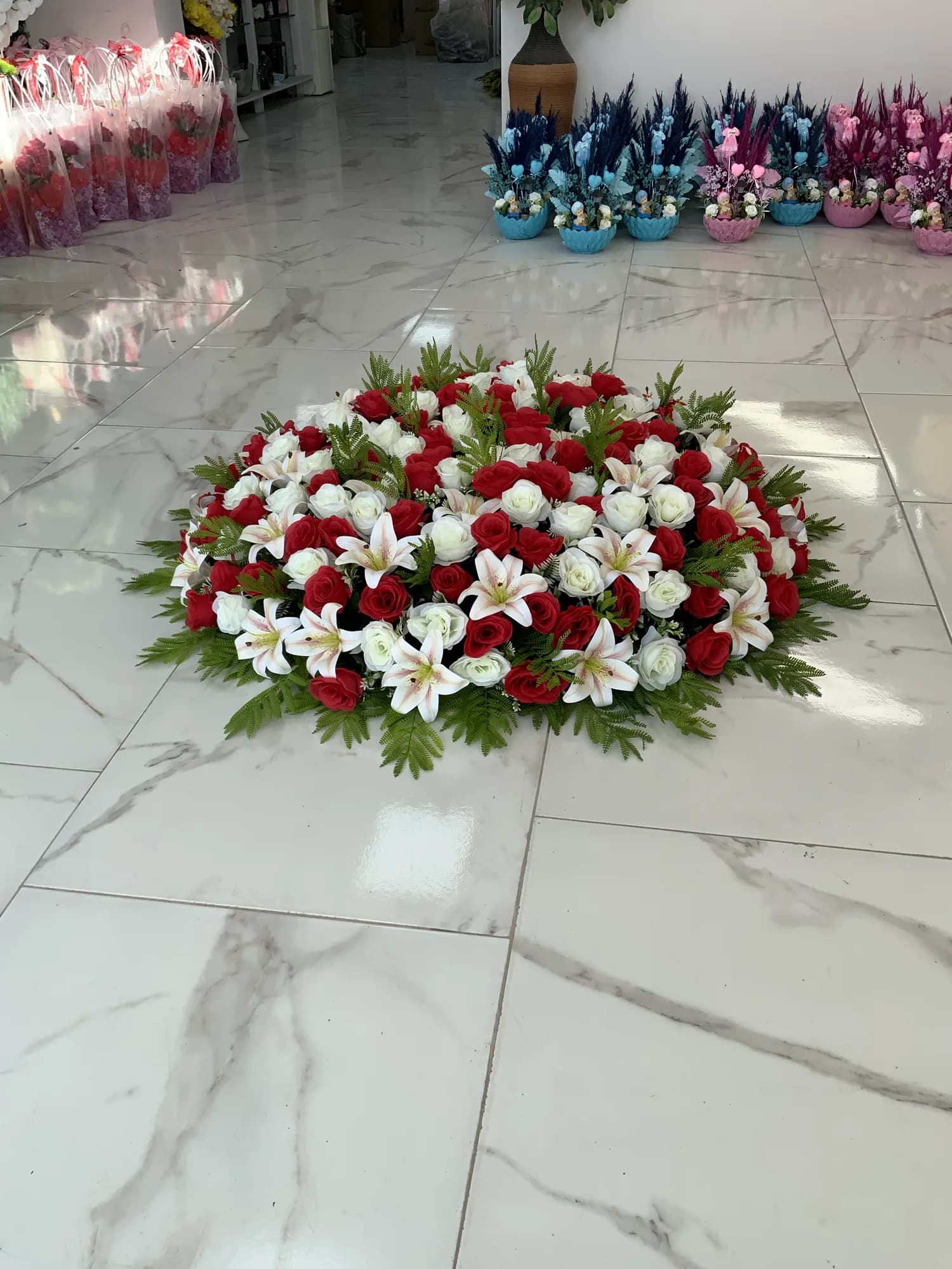 Yağmur Damlası yapay çiçek dizaynı 13